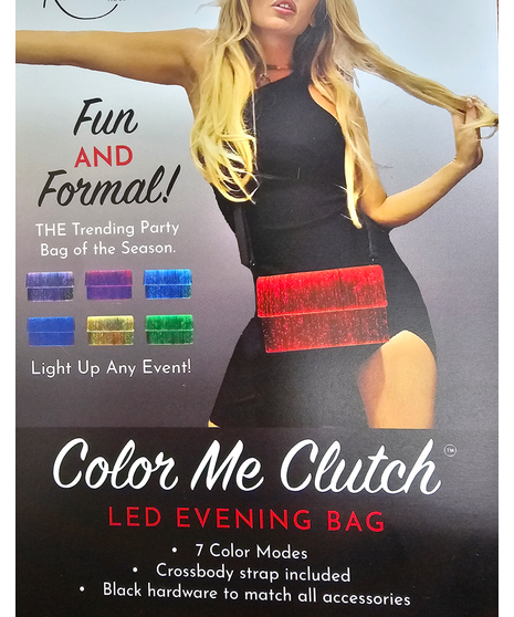 K. Carroll Color Me Clutch; an LED light up purse