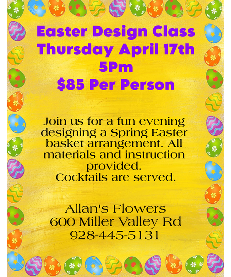 4/17 Design Class - Easter Baskets