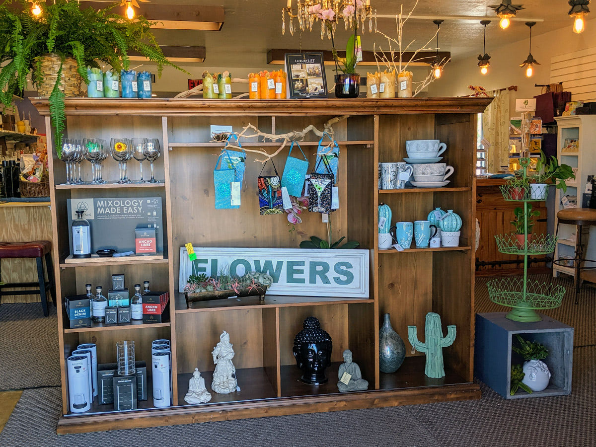 In addition to flowers and plants, Allan's offers a broad range of gifts